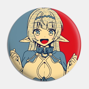 How Not to Summon a Demon Lord - Shera Elf Girl Poster Pin