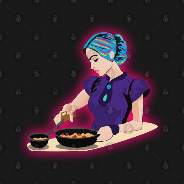 Women chef by Womens Art Store