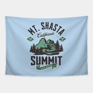 Mt Shasta California Summit Peak Bagger Tapestry