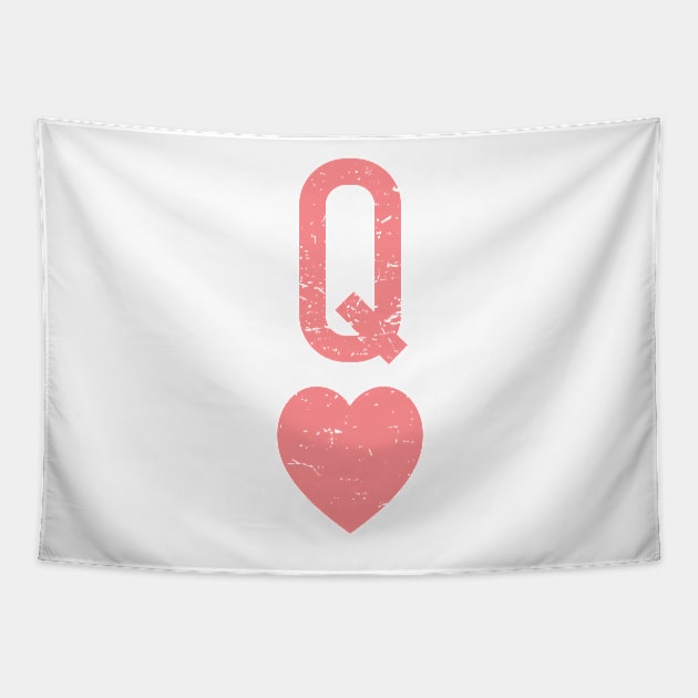 Queen of Hearts Tapestry by DavesTees