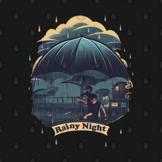 rainy night by AOAOCreation