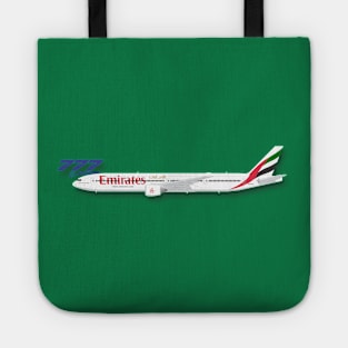 Emirates Airways Boeing 777 airliner Tote