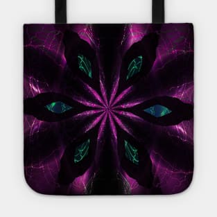 Purple Lightening Kaleidoscope Tote