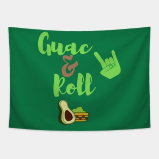 Rock and roll guacamole Tapestry