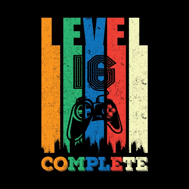 16th Birthday Level 16 Complete Gamer Gift by SinBle