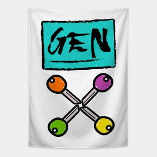 GEN X •Latchkey Kid Tapestry