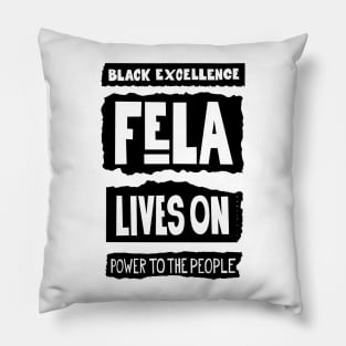 Fela Kuti Tribute Illustration: Black Excellence Lives On Pillow