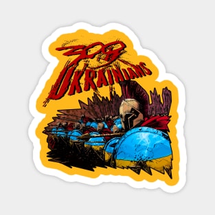 war in ukraine 300 Ukrainians Magnet