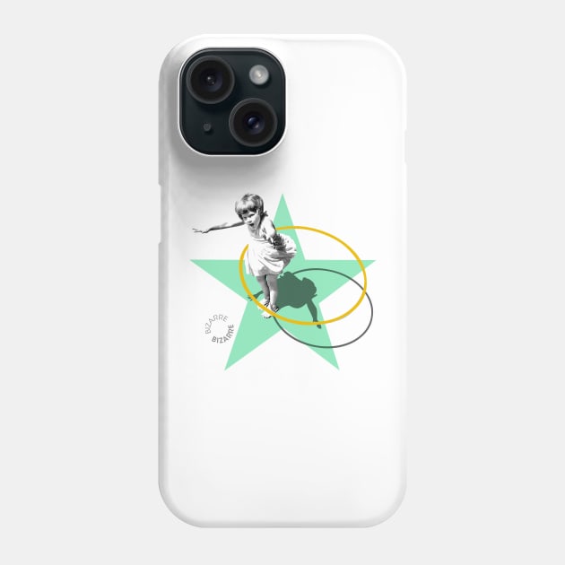 Hula Hoop Girl Phone Case by Bizarre Bizarre