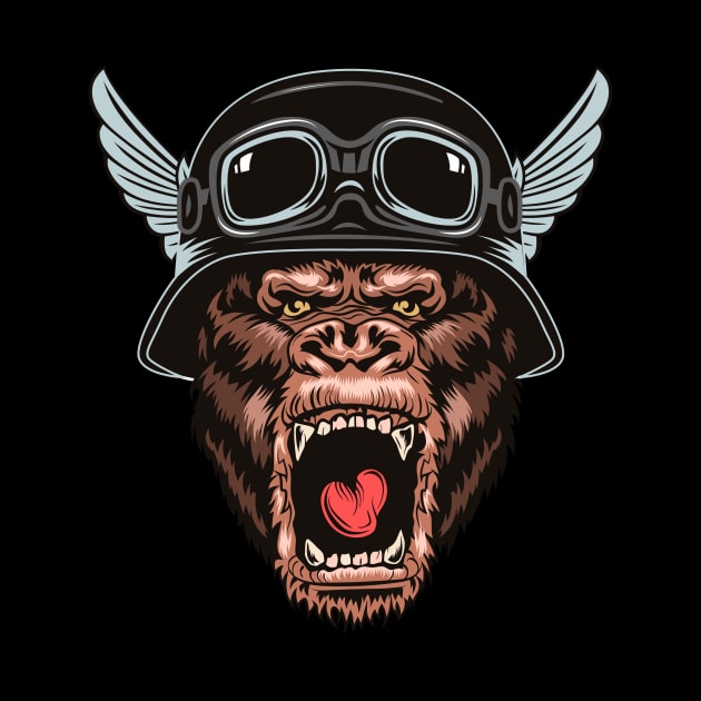 Angry Gorilla by MaiKStore