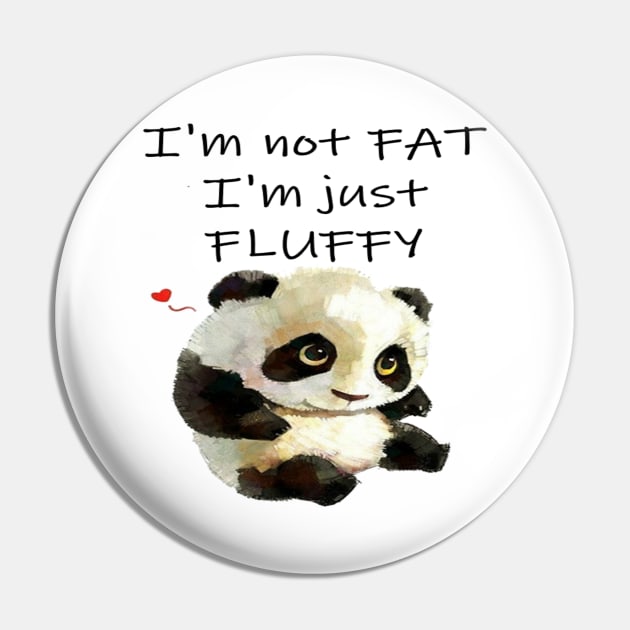 Cute Panda Cartoon Pin by Jayla Art