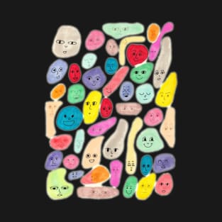 Colored Faces T-Shirt