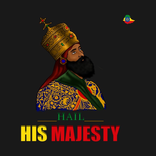 Ethiopian Emperor/King, Ethiopia Flag, Rastafarian by alzo