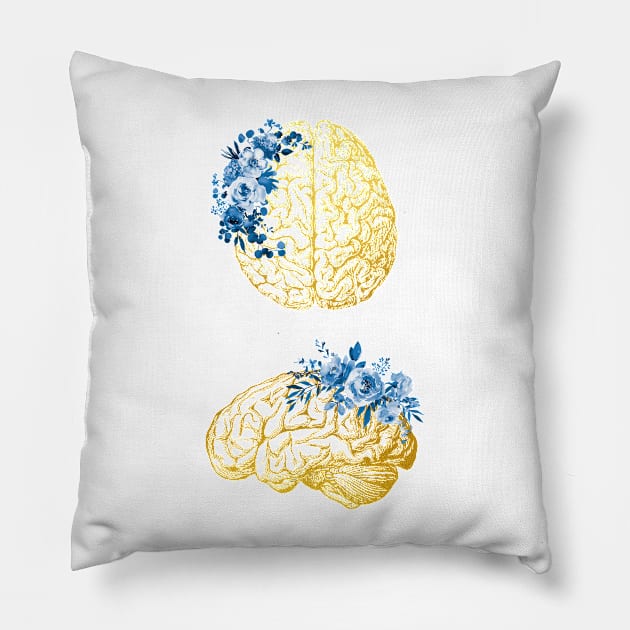 Human Brain Pillow by erzebeth