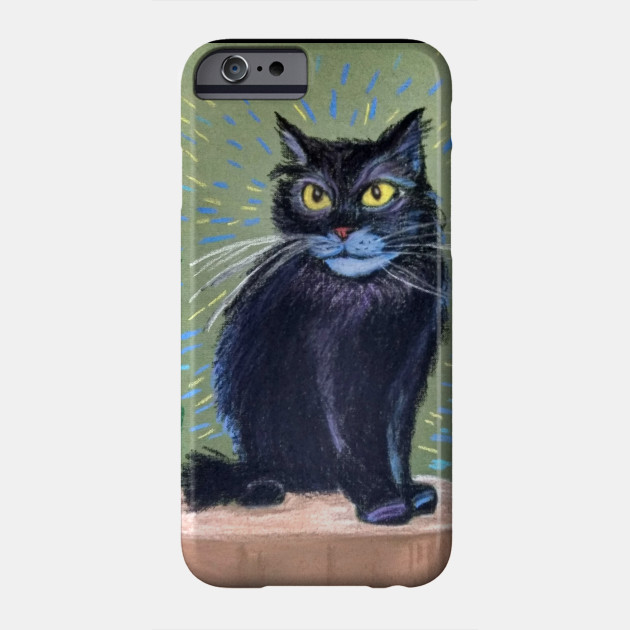 Black Cat His Name Is Bayun Cats Phone Case Teepublic