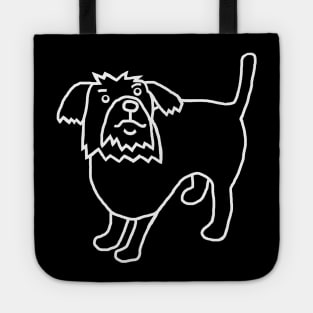 Minimal Ghost Dog Tote