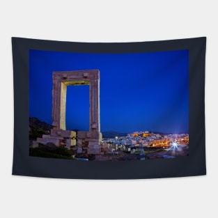 The Portara & the Chora - Naxos island Tapestry