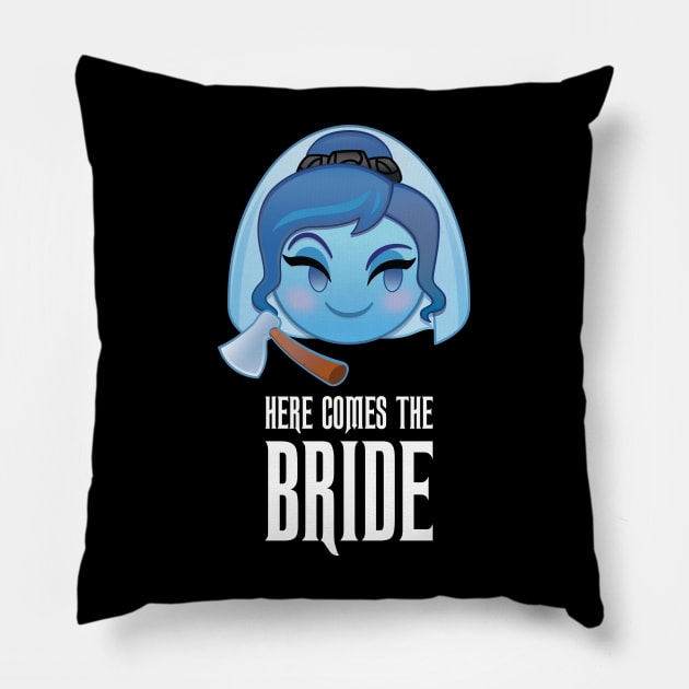 Here Comes The Bride Pillow by ReathRacks