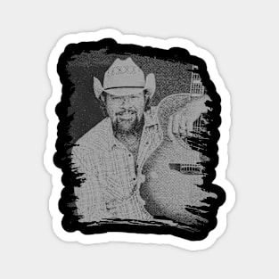 Toby keith // Retro Poster Magnet