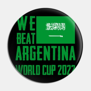 Saudi Arabia Beat Argentina Pin