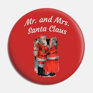 Mr. and Mrs. Santa Claus Pin