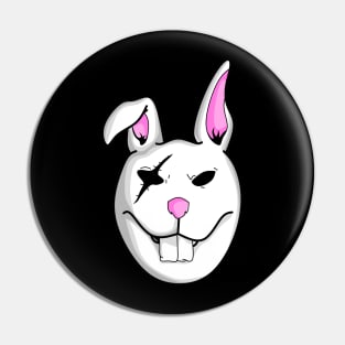 Cool Rabbit Illustration Pin