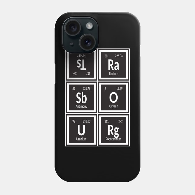 Strasbourg City | Periodic Table Phone Case by Maozva-DSGN