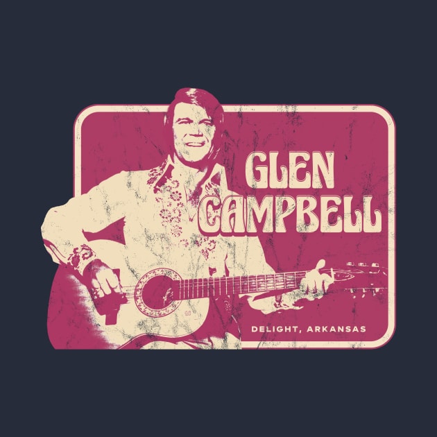 Glen Campbell - The Rhinestone Cowboy by Pitchin' Woo Design Co.