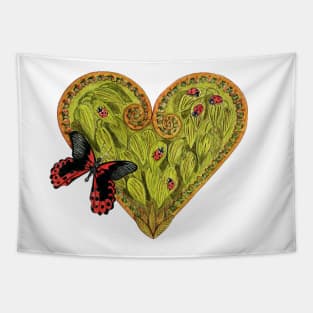 The Heart of Nature (Gold) Tapestry