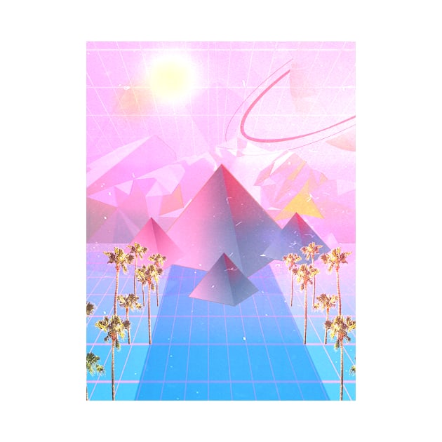 Vaporwave Pyramids by fectd