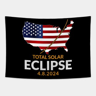 Total Solar Eclipse 4.8.2024 USA Tapestry