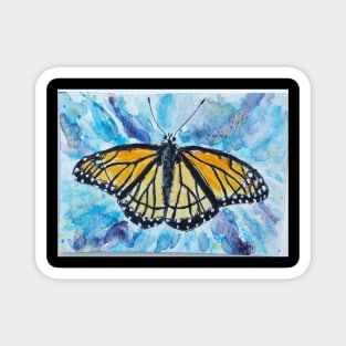 Monarch Butterfly painting Magnet
