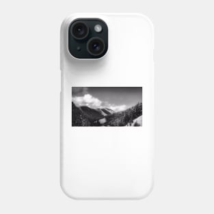 Big Sky Country - Black And White Phone Case