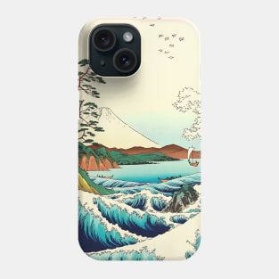 Sea & Mount Fuji Japanese design Phone Case