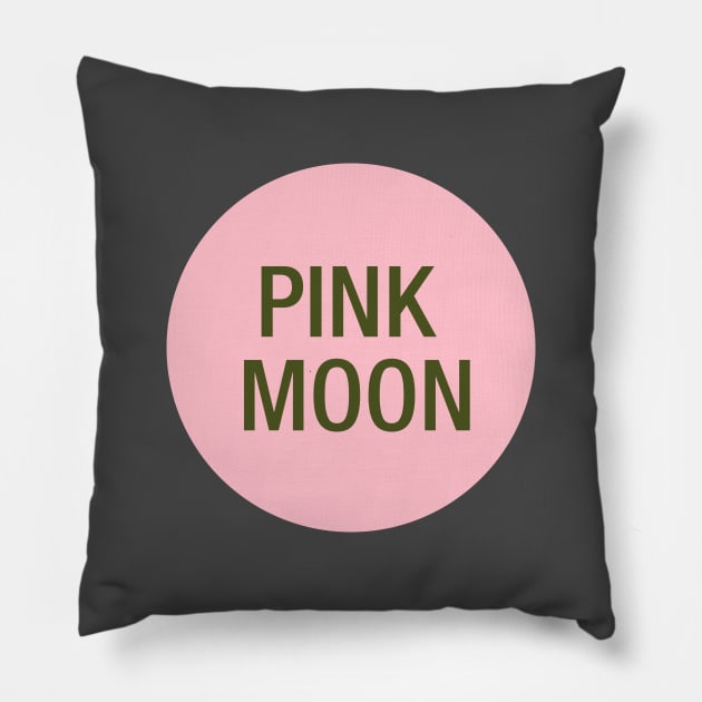 Pink Moon Pillow by Perezzzoso