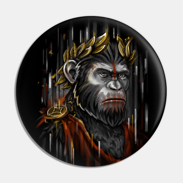 Caesar Ape Pin by c0y0te7