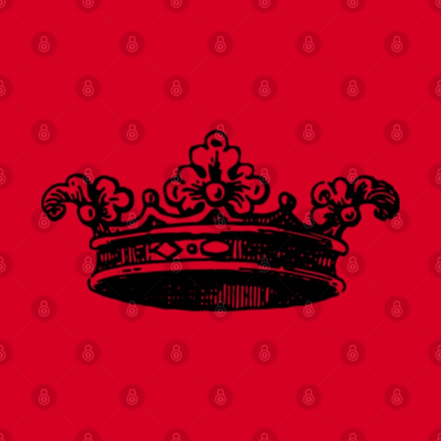 The Crown Vintage Art by penandinkdesign@hotmail.com