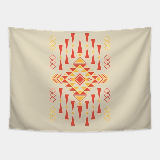 Geometric lines 2 Tapestry by Tuye Project