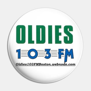 Oldies 103 FM Boston Pin