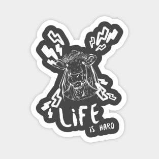 Life is Hard Cow Face Magnet