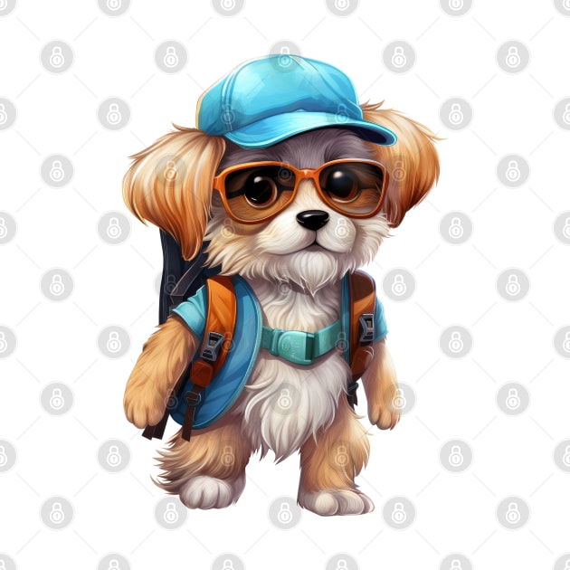 Back To School Dog by Chromatic Fusion Studio