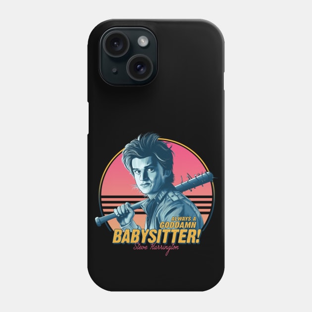 Steve Harrington Babysitter Stranger Things Phone Case by ActiveNerd