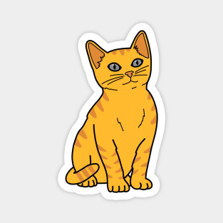 Orange Cat Magnet