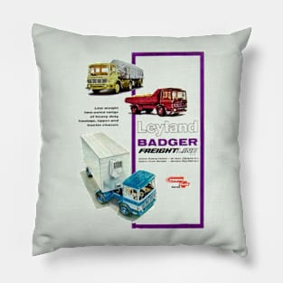 LEYLAND BADGER TRUCK - advert Pillow