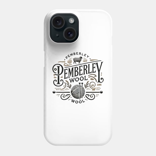 Pemberley Wool Phone Case by GK Creations