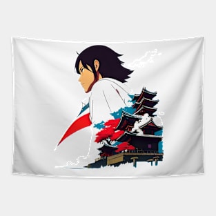 Japan boy Tapestry