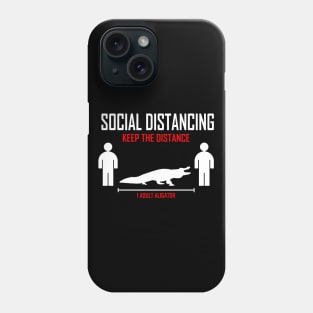 social distancing Phone Case