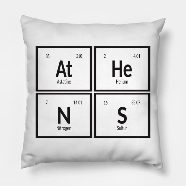 Athens City Elements Pillow by Maozva-DSGN