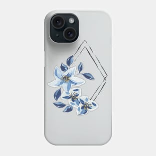 Blue Wildflowers Phone Case