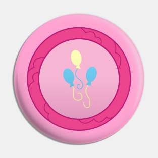 Subtle Brony - Pinkie Pie Cutie Circle Pin